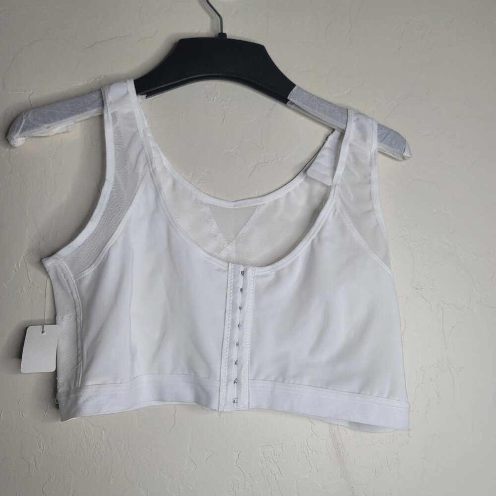 Women Posture Corrector Bra Wireless Back Support Lift Up 4XL Front Closure Bra